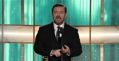Ricky Gervais Hosting 2011 Golden Globes